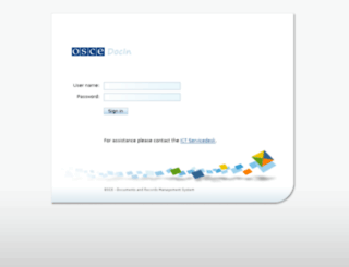 delweb.osce.org screenshot