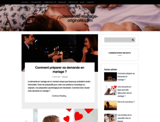 demande-mariage-originale.com screenshot