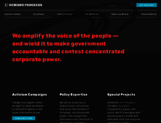 demandprogress.org screenshot