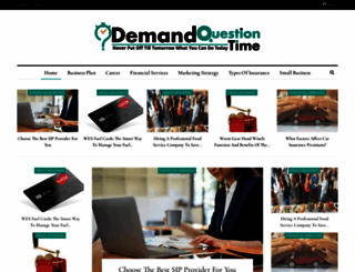 demandquestiontime.com screenshot