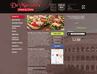 demarconispizza.com.au screenshot