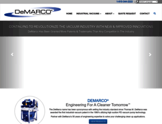demarcovacuums.com screenshot