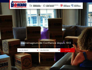 demenagement-blondeau.com screenshot