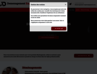 demenagement-express.fr screenshot