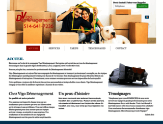 demenagementvigo.com screenshot