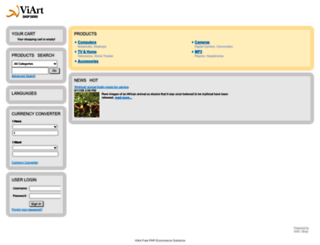 demo-shop.viart.com screenshot