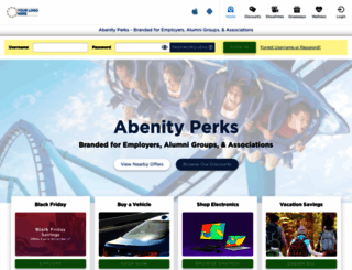 demo.abenity.com screenshot
