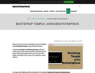 demo.bootstraptemple.com screenshot