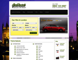 demo.carrentaltheme.com screenshot
