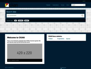 demo.ckan.org screenshot