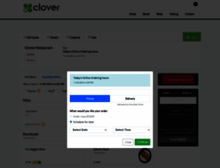 demo.clorder.com screenshot