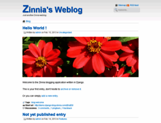 demo.django-blog-zinnia.com screenshot