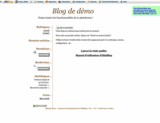 demo.eklablog.com screenshot