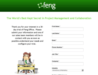 demo.fengoffice.com screenshot