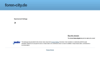 demo.foren-city.de screenshot