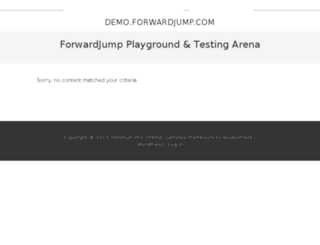 demo.forwardjump.com screenshot