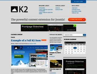 demo.getk2.org screenshot