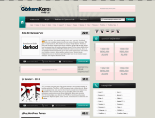 demo.gorkemkara.com screenshot