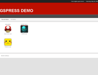 demo.gspress.net screenshot