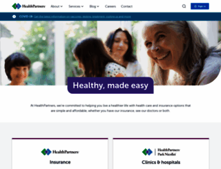 demo.healthpartners.com screenshot