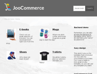 demo.joocommerce.com screenshot