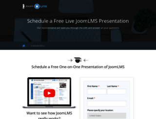 demo.joomlalms.com screenshot