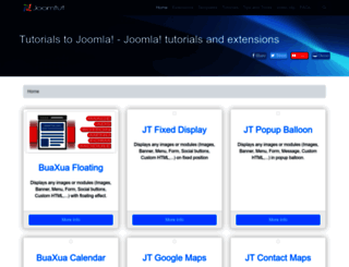 demo.joomtut.com screenshot