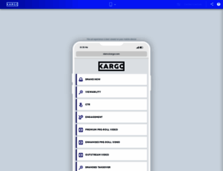 demo.kargo.com screenshot