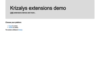 demo.krizalys.com screenshot