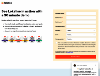 demo.lokalise.com screenshot