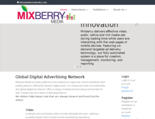 demo.mixberrymedia.com screenshot