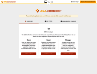 demo.orocommerce.com screenshot