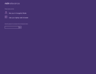 demo.richrelevance.com screenshot