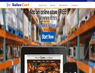 demo.salescart.com screenshot