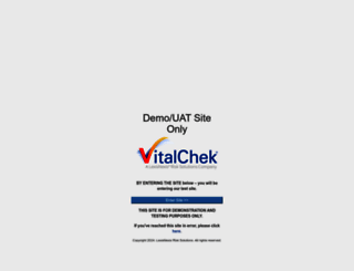 demo.vitalchek.com screenshot