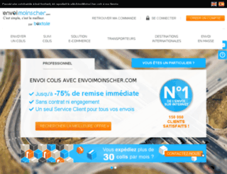 demo2.envoimoinscher.com screenshot