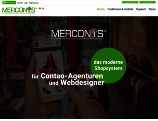 demo2.merconis.com screenshot