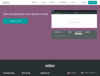 demo2.openerp.com screenshot