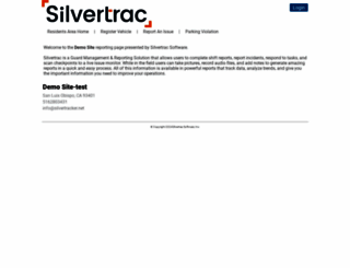 demo2.silvertracker.net screenshot