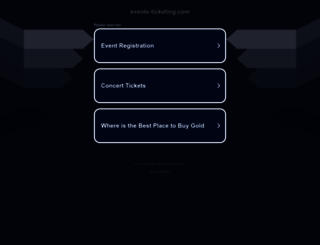 demo5.events-ticketing.com screenshot