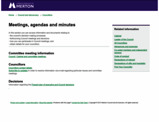 democracy.merton.gov.uk screenshot