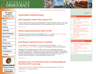 democracy.nationalforum.com.au screenshot