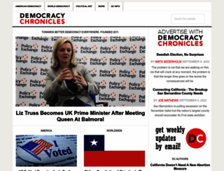 democracychronicles.com screenshot