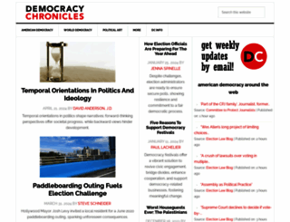democracychronicles.org screenshot