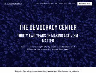 democracyctr.org screenshot