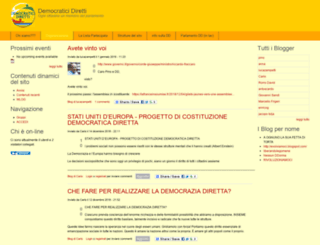 democraticidiretti.org screenshot