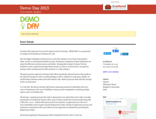 demoday.doattend.com screenshot