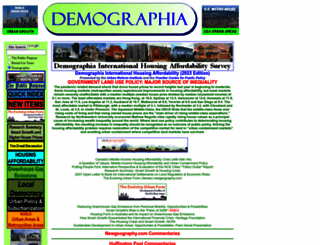 demographia.com screenshot