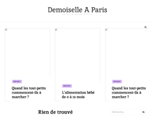 demoiselleaparis.com screenshot