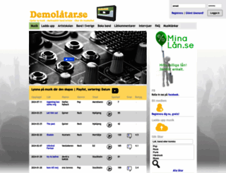 demolatar.se screenshot